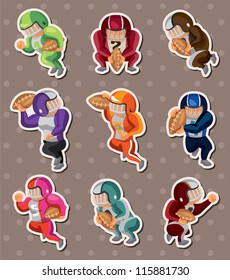 football player stickers