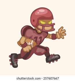 football player theme elements