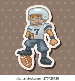 football player theme elements
