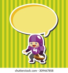 football player theme elements