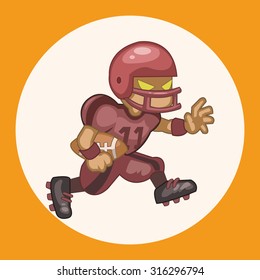 football player theme elements