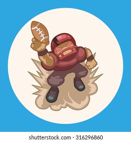football player theme elements
