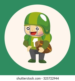 football player theme elements