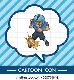 football player theme elements
