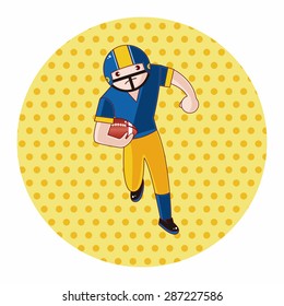 football player theme elements vector,eps
