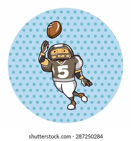 football player theme elements vector,eps