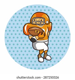 football player theme elements vector,eps