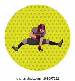 football player theme elements vector,eps