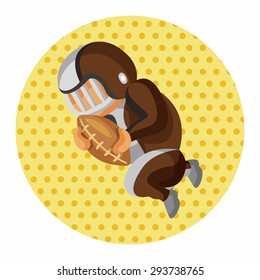 football player theme elements vector,eps