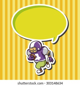 football player theme elements vector,eps