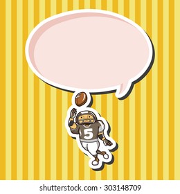 football player theme elements vector,eps
