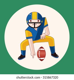 football player theme elements vector,eps