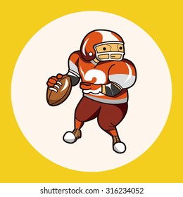 football player theme elements vector,eps