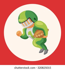 football player theme elements vector,eps