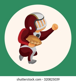 football player theme elements vector,eps