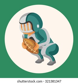 football player theme elements vector,eps
