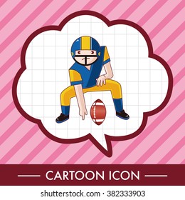 football player theme elements vector,eps