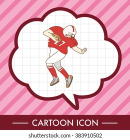 football player theme elements vector,eps
