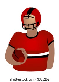 Fußballspieler - Vektorgrafik