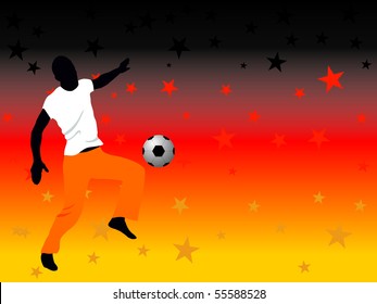 football player - vector