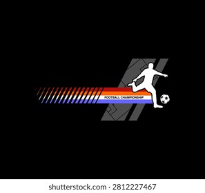football player vector graphic print
