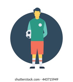 Football Player Vector Icon