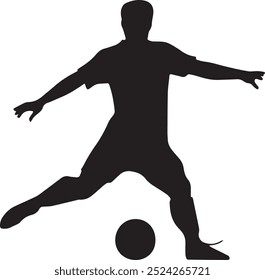 Imagen de Vector de jugador de fútbol para usos múltiples
