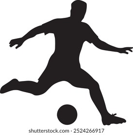 Imagen de Vector del jugador de fútbol para el uso multipropósito como equipo de fútbol o compañía gráfica