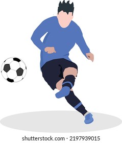 Football Players isolated on white background vector illustration