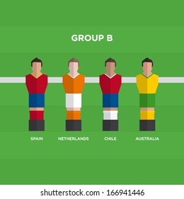 football players vector illustration