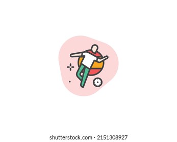 football player-spain modern and professional. creative symbol. regular use icon. ecommerce icon.eps
