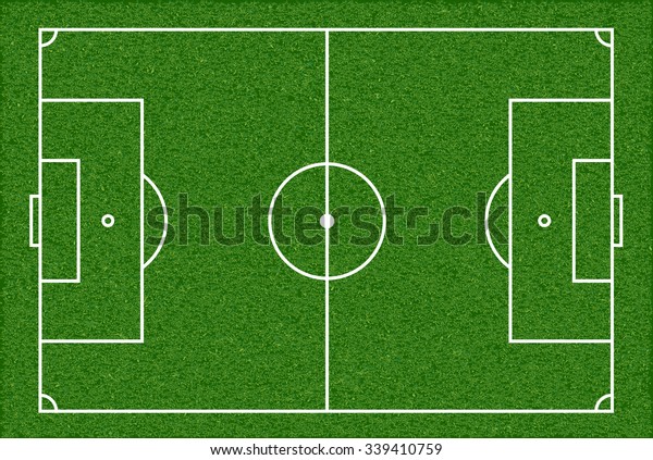 Football Playing Field Stock Vector Illustration Stock Vector (Royalty ...