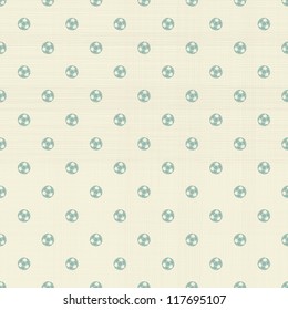 football polka dot seamless pattern