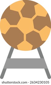O futebol americano é um esporte de equipe popular onde os jogadores pretendem marcar gols chutando uma bola na rede do adversário, enfatizando habilidade, estratégia, trabalho em equipe e resistência física no campo.

