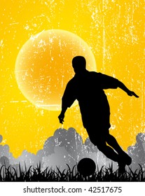 afiche de fútbol