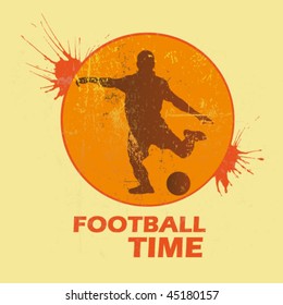 afiche de fútbol