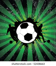Fußballplakat