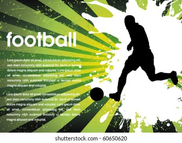 Fußballplakat