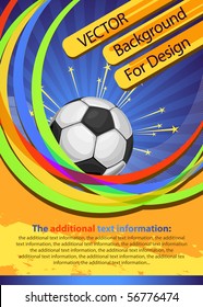 Football poster (background for design)