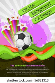 Football poster (background for design)
