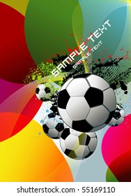 Football poster  eps10