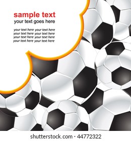 football poster with lots of balls