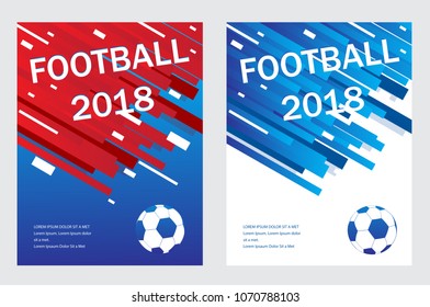 Football poster template isolated on gray background. For web site,ad,poster,placard and wallpaper. Useful for advertisement, flyer and cover. Creative art concept, vector illustration, eps 10