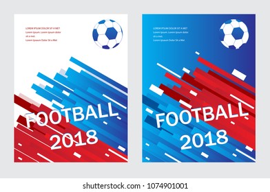 Football poster template isolated on gray background. For web site,ad,poster,placard and wallpaper. Useful for advertisement, flyer and cover. Creative art concept, vector illustration, eps 10