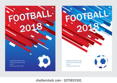 Football poster template isolated on gray background. For web site,ad,poster,placard and wallpaper. Useful for advertisement, flyer and cover. Creative art concept, vector illustration, eps 10