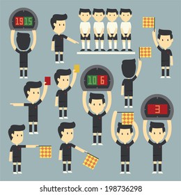 Football referee set