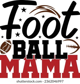 football retro svg design and eps file
