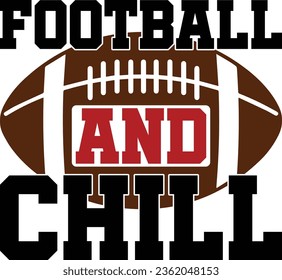 football retro svg design and eps file