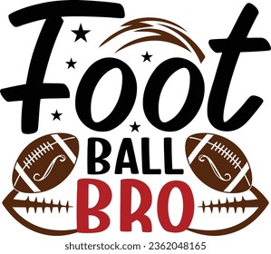 football retro svg design and eps file