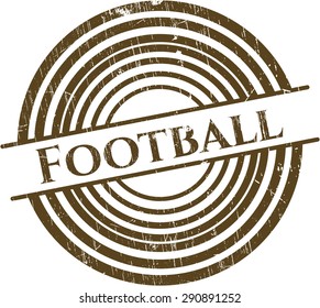 Football rubber stamp